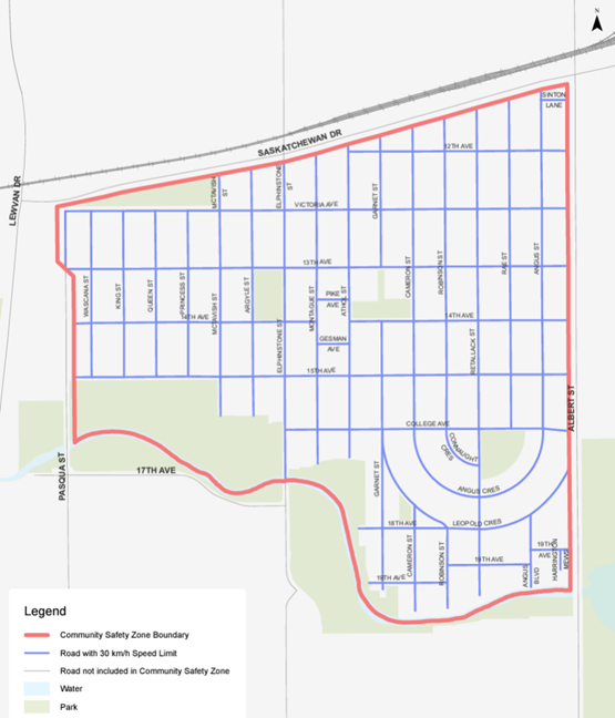 Cathedral Community Safety Zone Boundaries